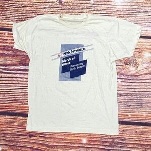 Vintage Walk America March of Dimes Tennessee Single Stitch Screen Stars Tshirt